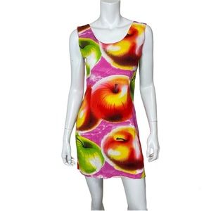 Jams world apple print dress womens size 9